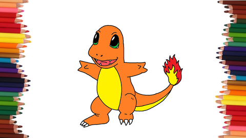 COMO DIBUJAR A CHARMANDER