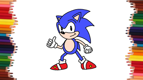 COMO DIBUJAR A SONIC