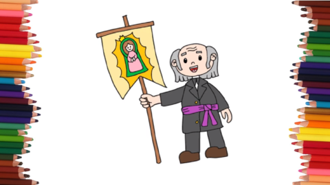 COMO DIBUJAR A MIGUEL HIDALGO