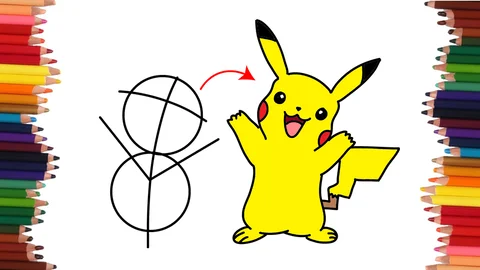 COMO DIBUJAR A PIKACHU
